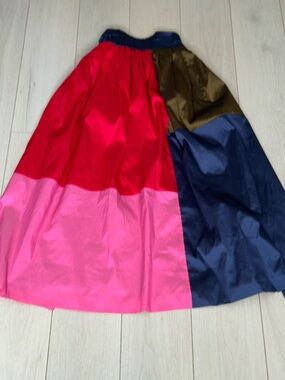 Frances Valentine Barbara Colorblock Overskirt
